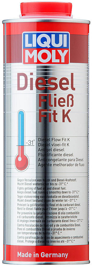 Liqui moly additive diesel flow fit k from diesel flow fit 1 ltr.