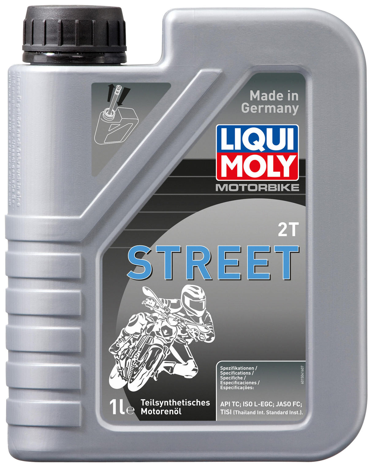 Liqui moly motor oil motorbike 2t street racing 2t 1ltr. lm