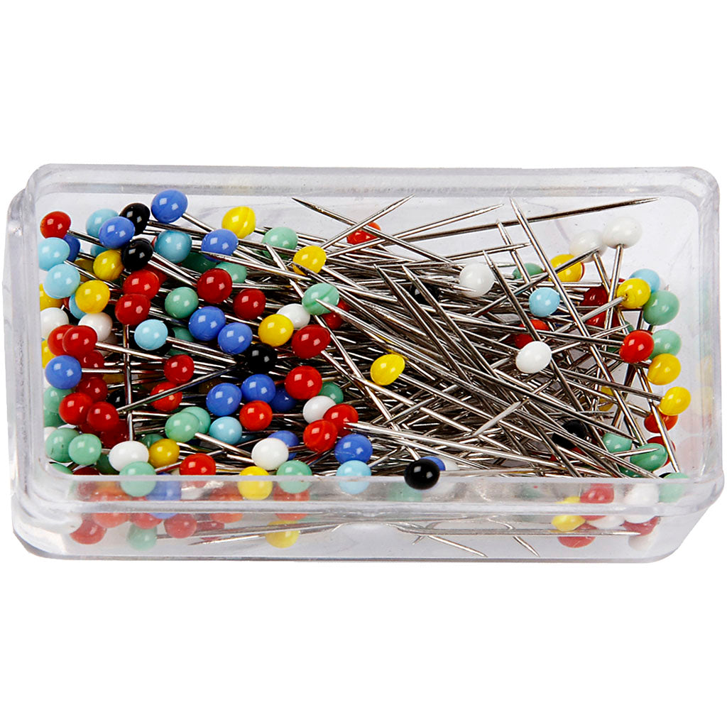Creativ company pins, l: 31 mm, 200 pieces 1 box