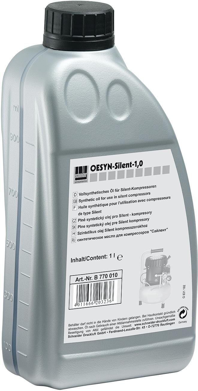 Schneider airsystems schneider smeerolie oesyn spez.oel f. leisel.kompr.