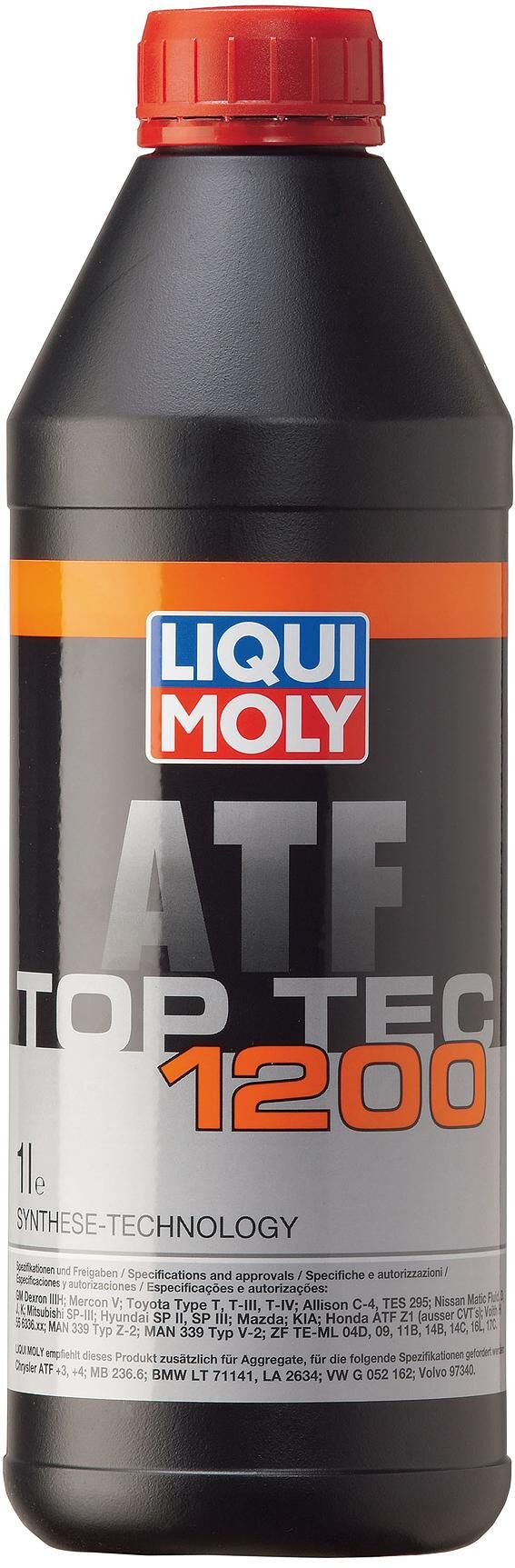 Liqui moly transmission oil top tec atf 1200 getr-oel toptec atf1200 plastic bottle 1l