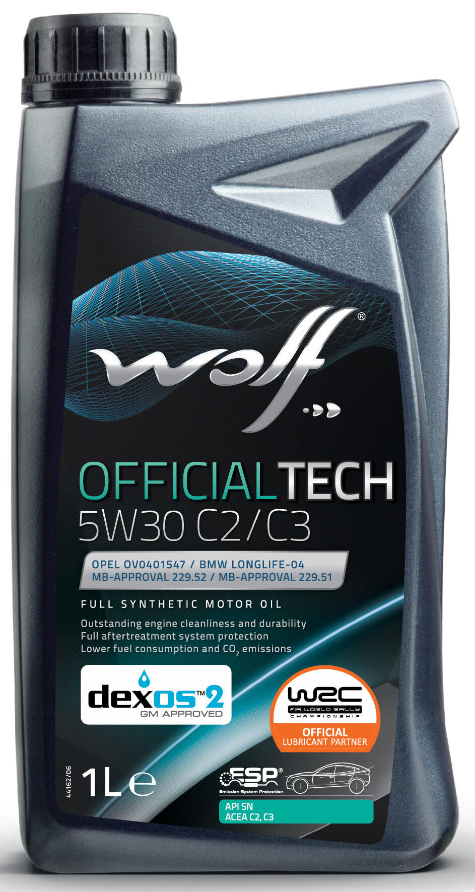 Wolf motor oil officialtech c2 c3 . motoroil 5w30 1l officialtech c2 c3