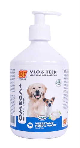 BF Petfood Omega+ Liquid Sheep Vet med hvidløg VLO Teek