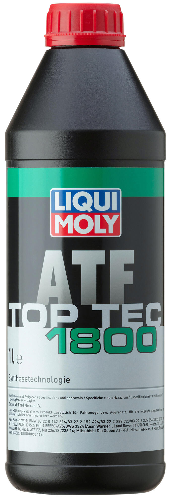 Liqui moly transmission oil top tec atf 1800 top tec atf 1800 1 ltr.