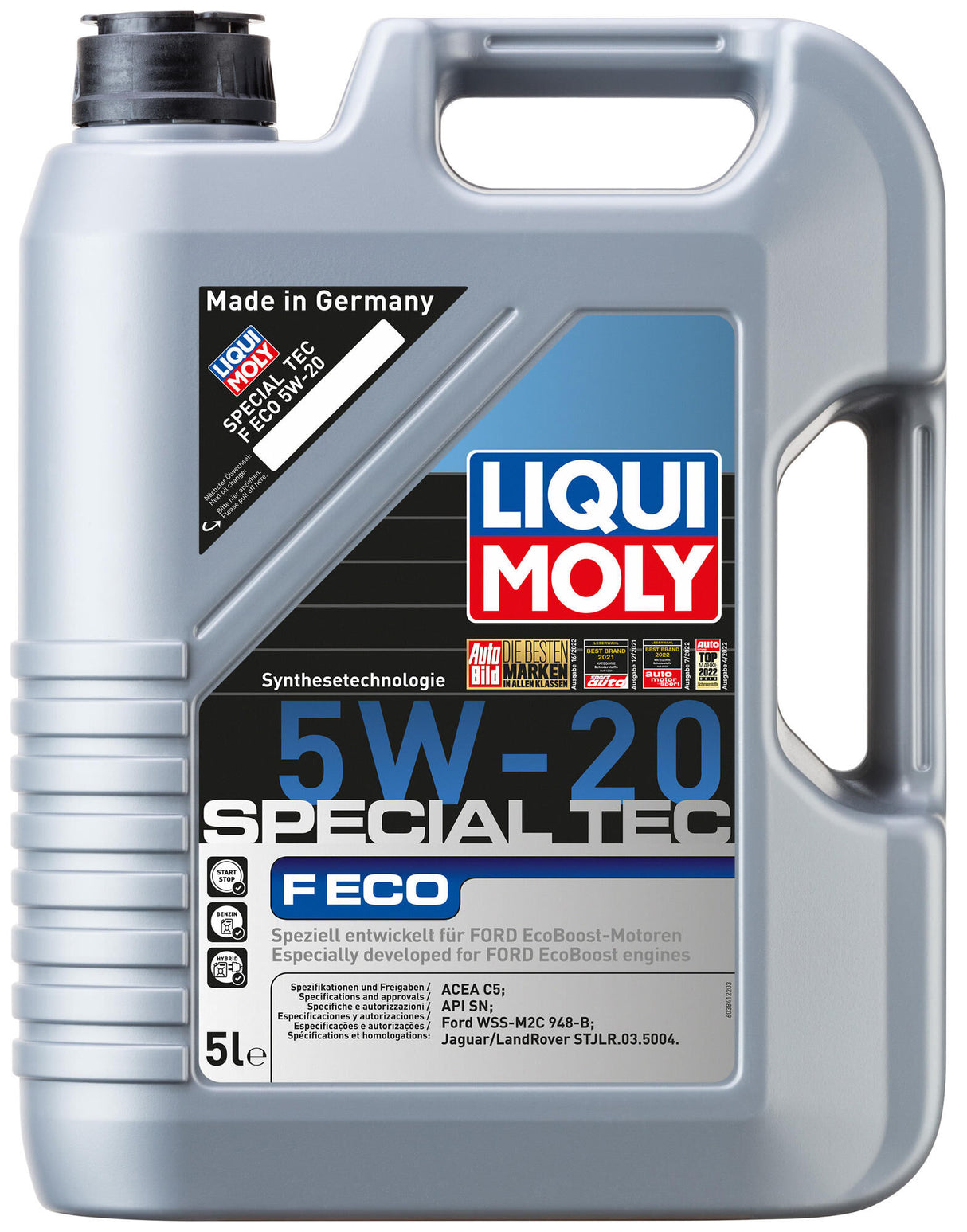 Liqui moly motoroliën special tec f eco . spec.tec f eco 5w-20 5l