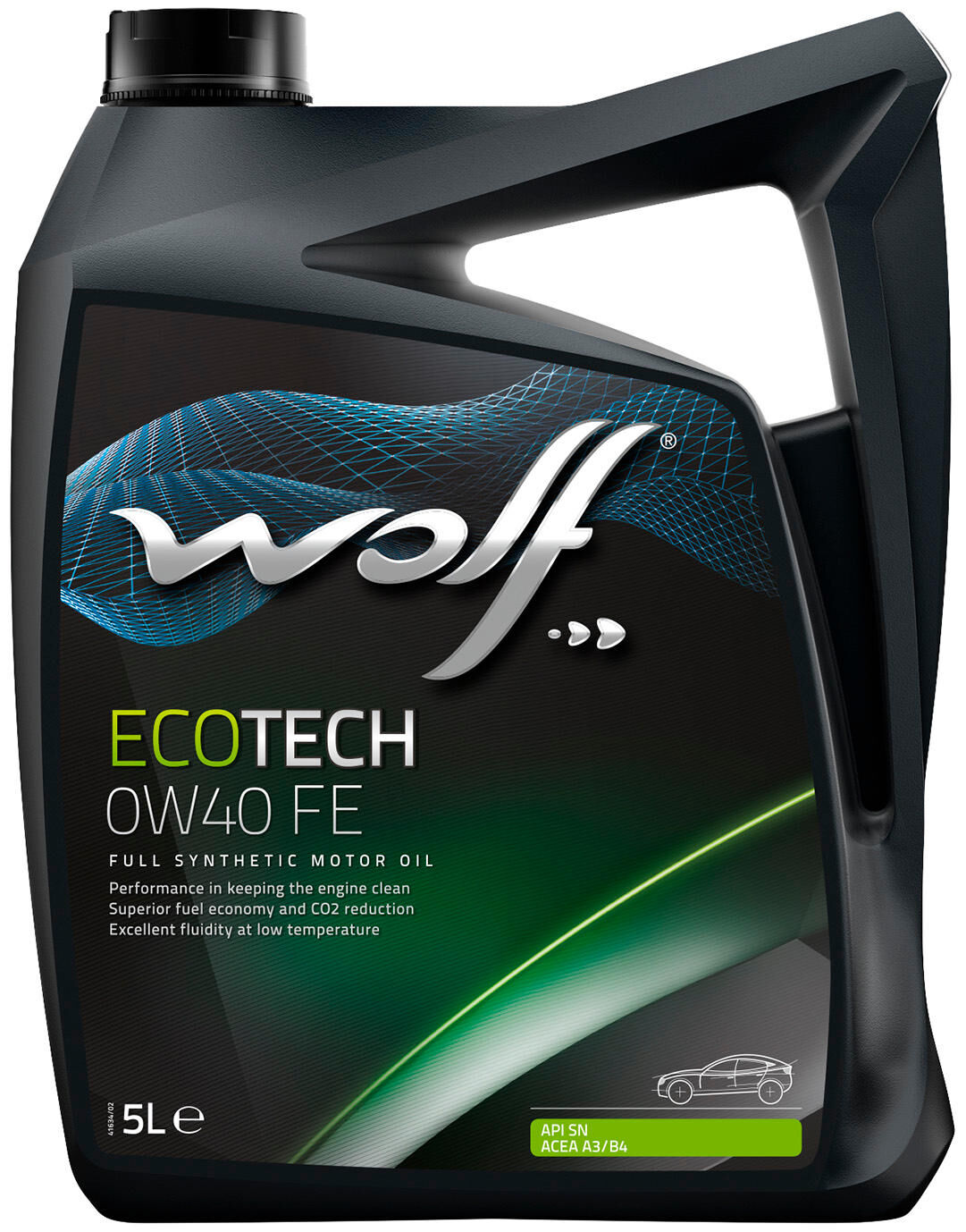 Wolf motor oil ecotech fe . motoroil 0w40 5l ecotech fe
