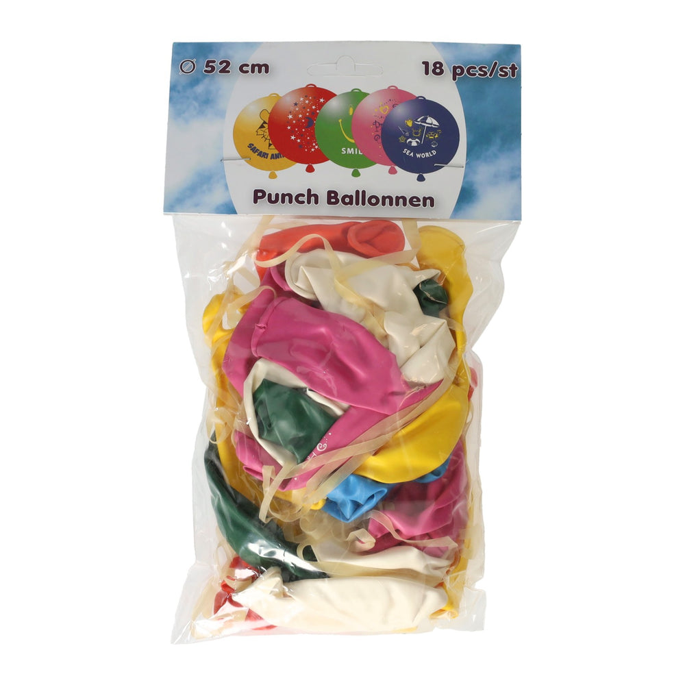 Ballons punch, 18 pièces.