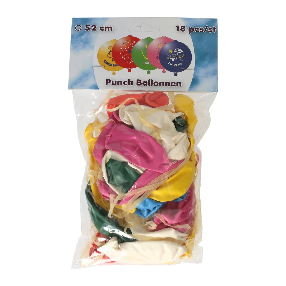 Ballons punch, 18 pièces.