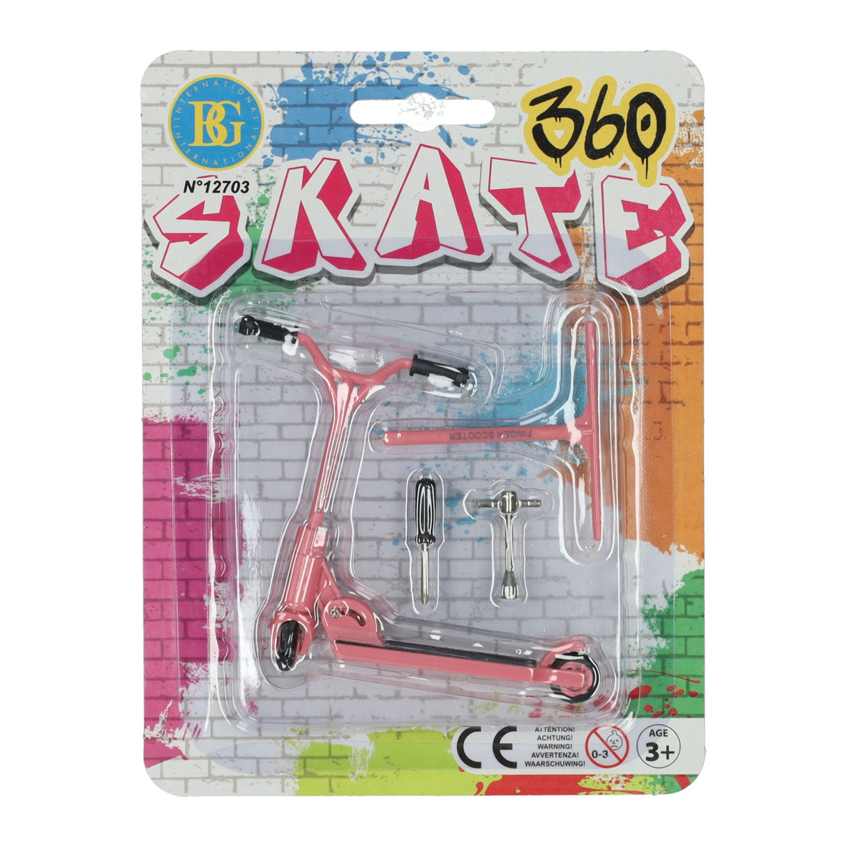 Finger stunt scooter