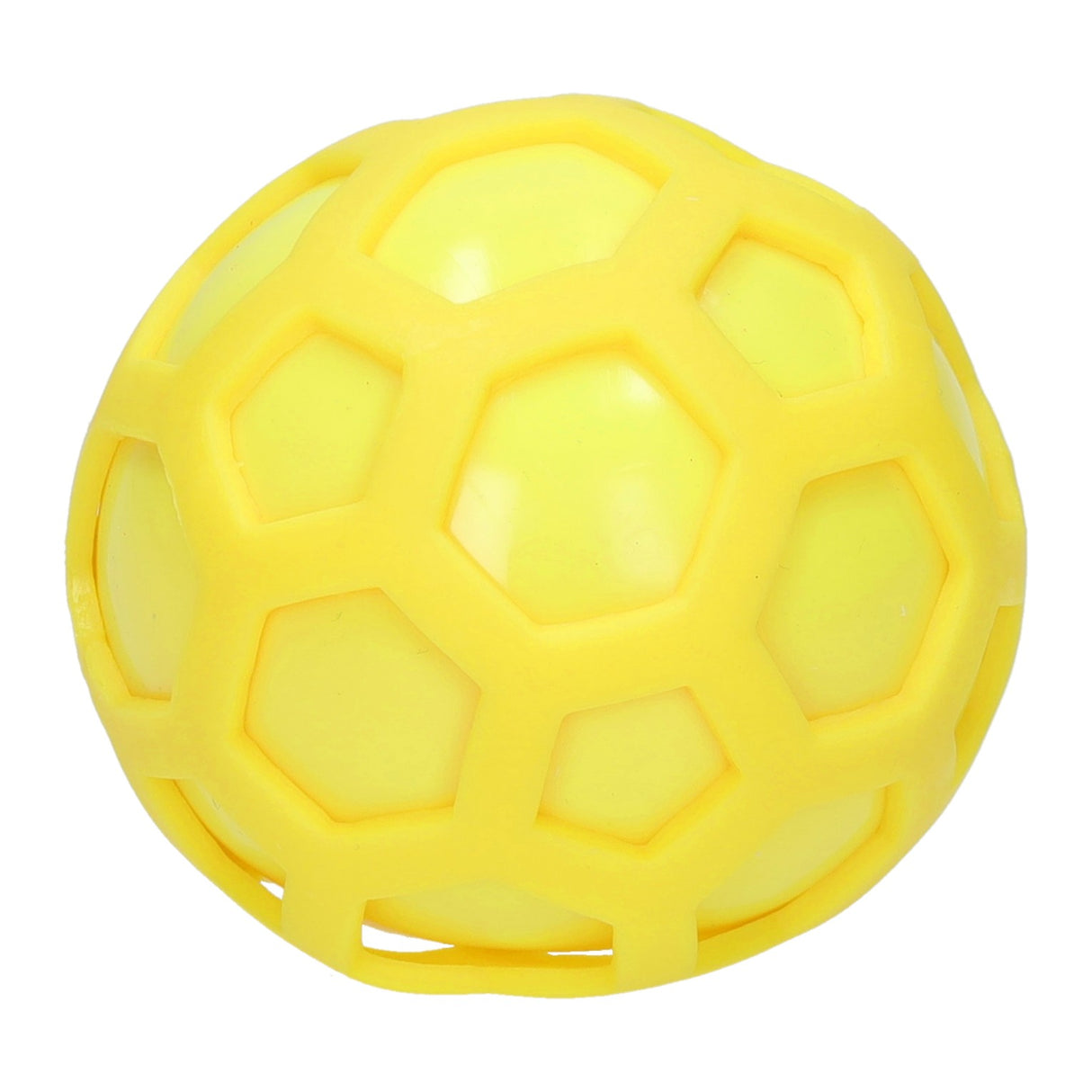 Squeeze ball hexagon pattern