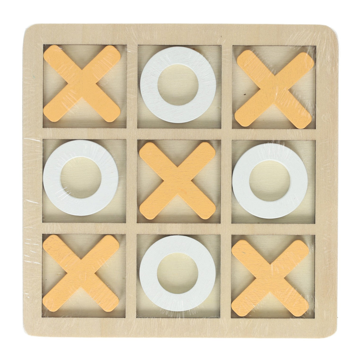 Wooden tic-tac-toe game - 14x14cm