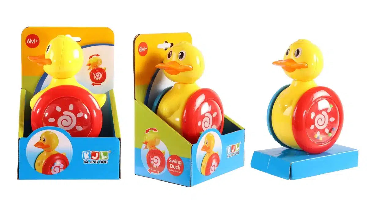 Rollende eend met geluidjes