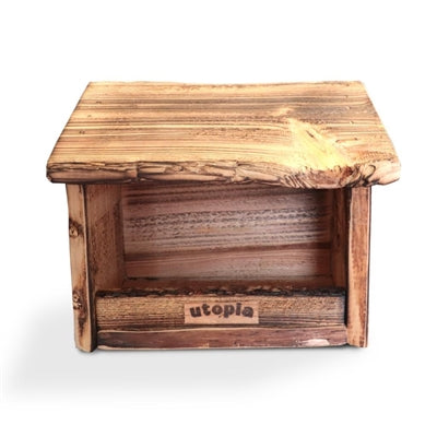 Utopia Bird Feeder Burnt Douglas Fir Wood