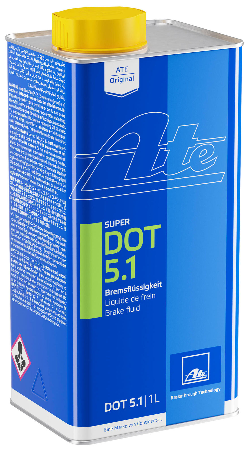 Ate remvloeistoffen super dot 5.1 . brake fluid 1 l super dot 5.1