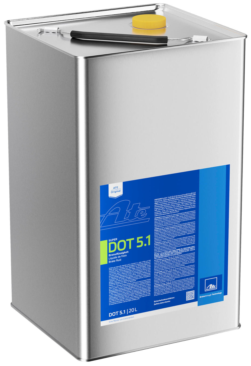 Ate remvloeistoffen super dot 5.1 . brake fluid 20 l super dot 5.1