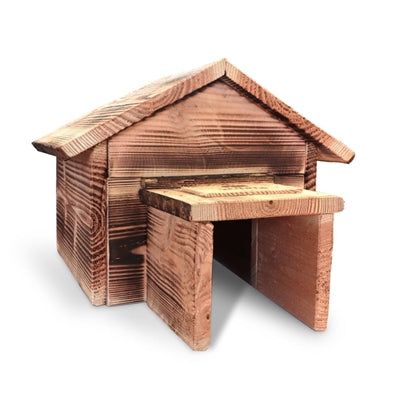 „Utopia Hedgehog House“ sudegino Duglaso eglės malkas