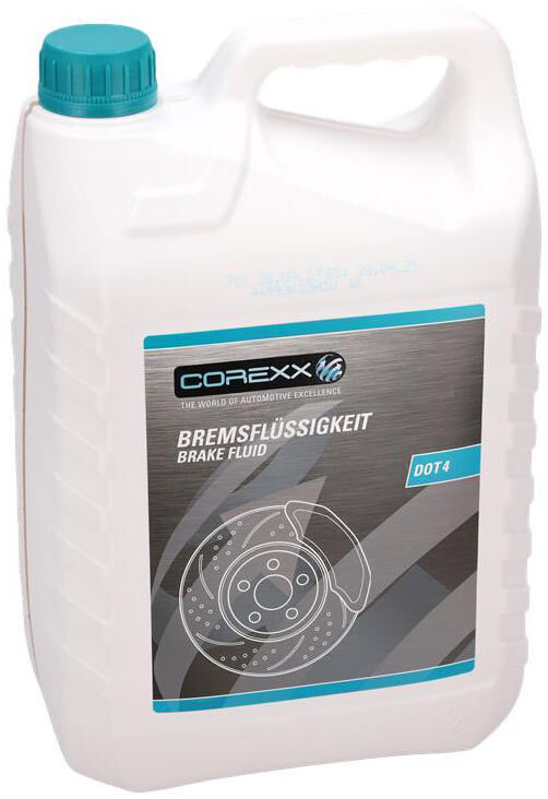 Corexx brake fluid dot 4 brake fluid dot 4 5l canister
