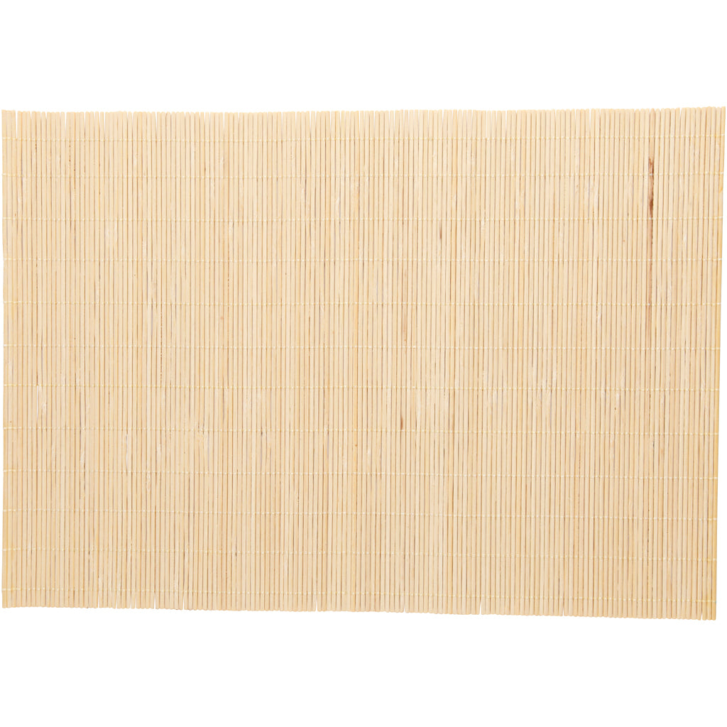 Creativ company bamboo mat for felting, size 45x30 cm, 4 pieces in a box