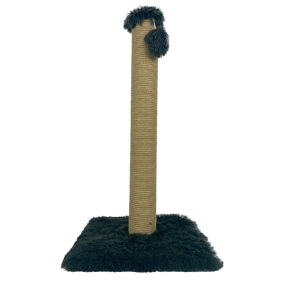 Foeiii grattant le poteau en peluche noir