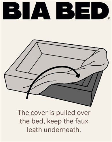 Bia bed Rib cover dog basket sand