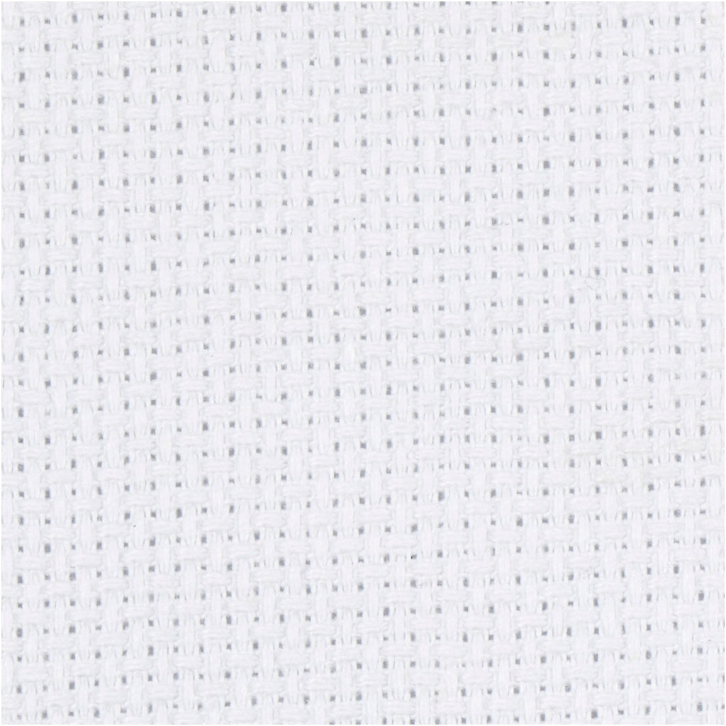 Creativ company aida, b: 150 cm, 70 squares per 10 cm, white, 3 m 1 piece