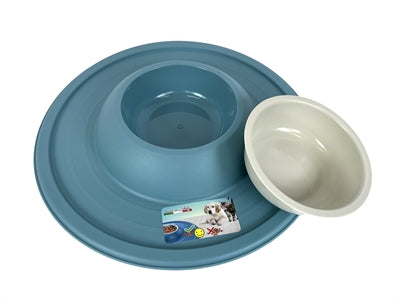 Happy pet Mad about pets food bowl drinking bowl volcano light blue