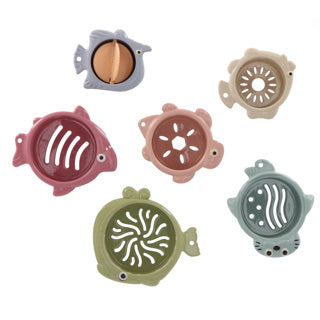 Jipy bioplastic stack shapes bath toys