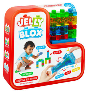Kit creativo Goliath Jelly Blox, blocchi di costruzione morbidi