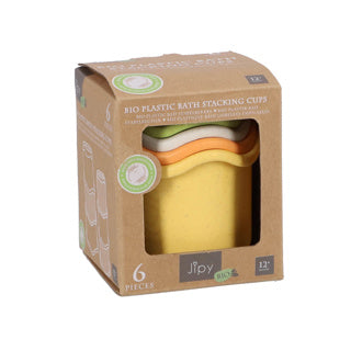 Mlitoys Biokunststoff-Stapelbecher 6-teilig