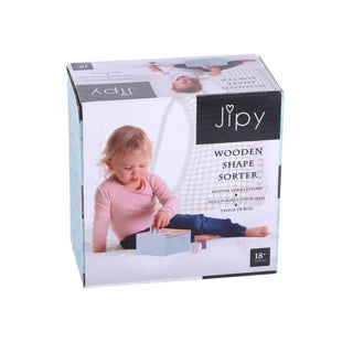 Jipy shape sorter wood uni