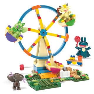 Pokemon Mega Adventure Builder Ferris Wheel Fun