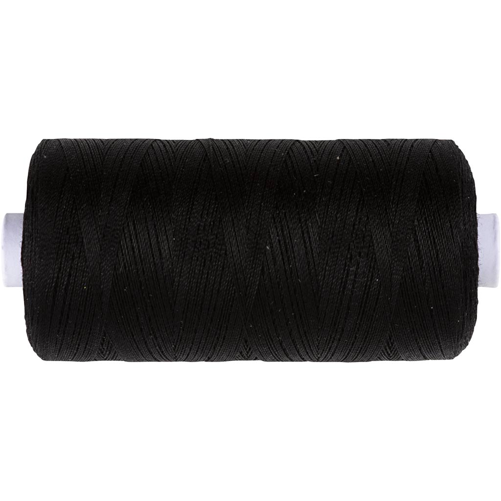 Creativ company sewing thread, black, 1000 m 1 roll