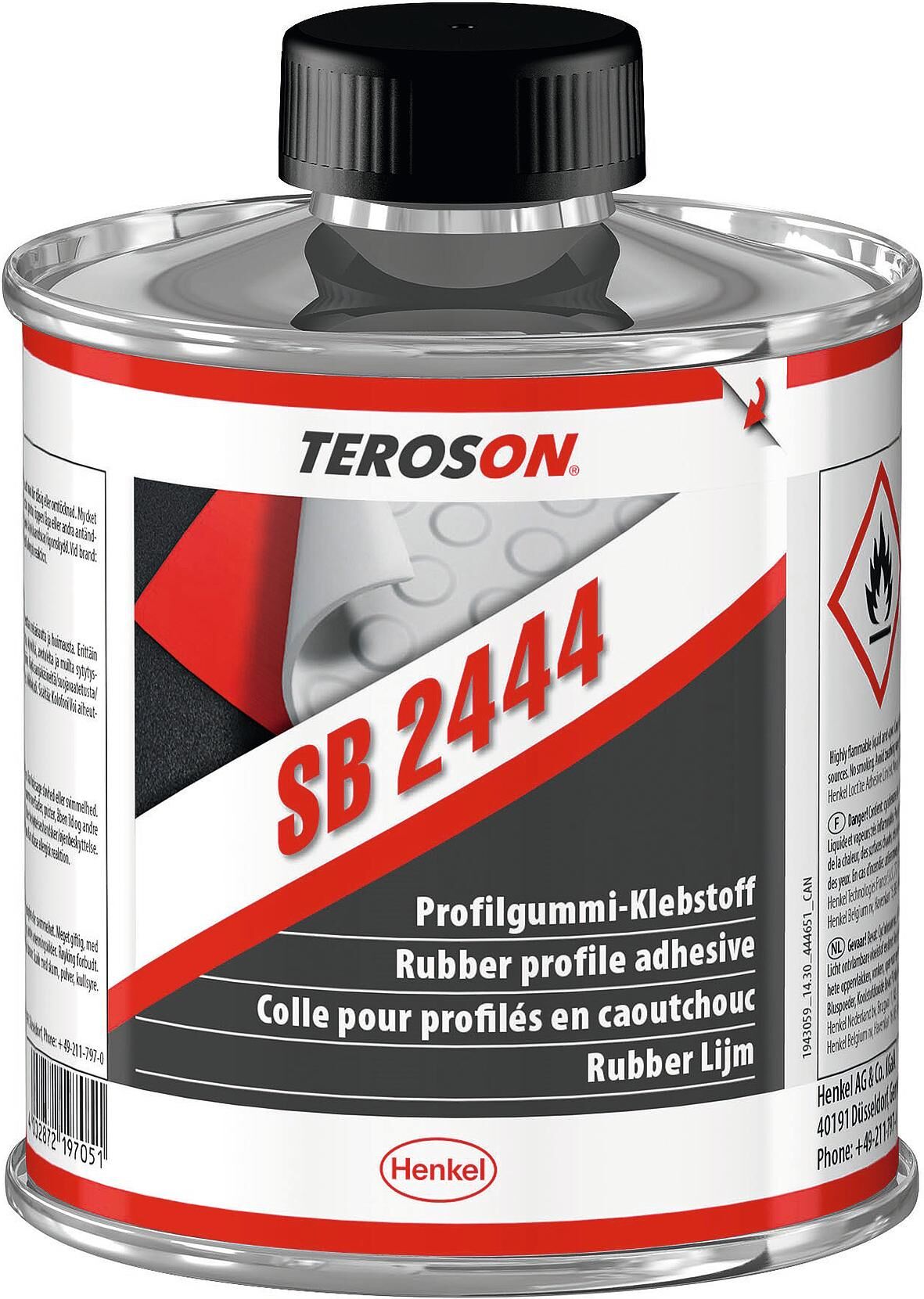 Teroson rubber contactlijm terokal 2444 profile rubber adhesive 3 terokal-2444 dose