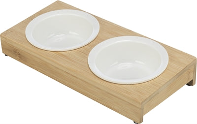 Trixie Food Eimer Water Bowl-Set Ceramic Bambus