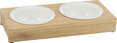 Trixie Food Eimer Water Bowl-Set Ceramic Bambus