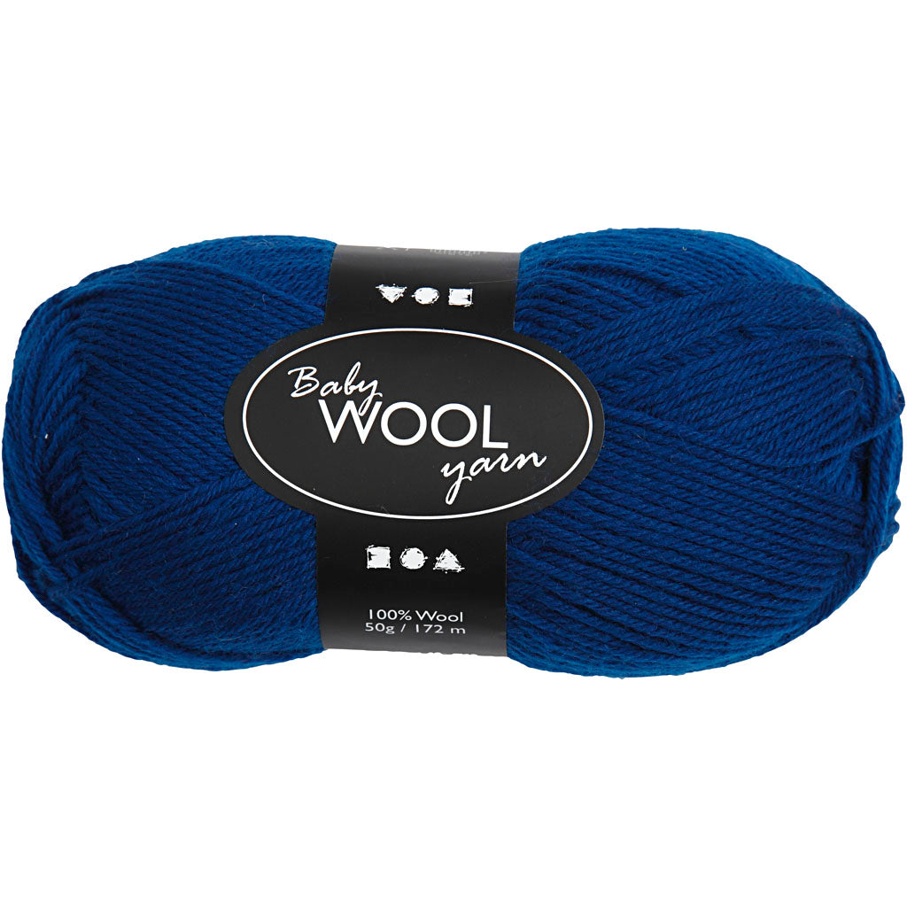 Creativ company baby yarn, length 172 m, dark blue, 50 g, 1 ball