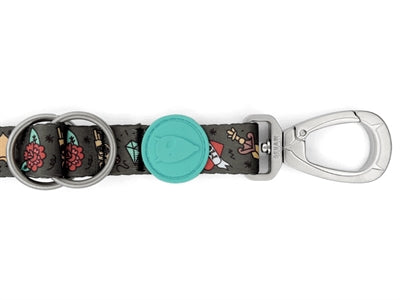 Morso Adjustable Dog Leash Recycled Ink Tank Green