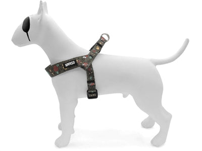 Morso Mini dog harness adjustable recycled ink tank green