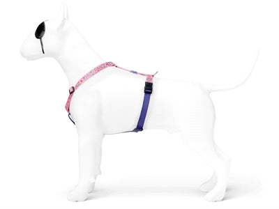Morso Dog Charness H-Harness Рециклиран сладък туит розов розов