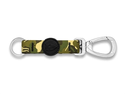 Eochair -chorda morso keychain athchúrsáilte donn madra miotail iomlán