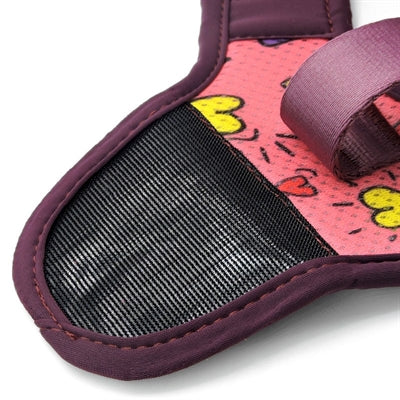 „Morso“ šunų diržų kūno tinklelis perdirbtas rožinė rožinė rožinė