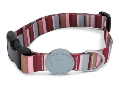 Morso Dog Collar Recycled Skyline Red Pink