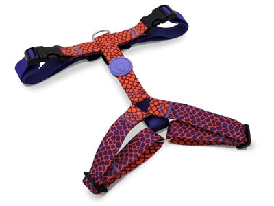 Morso Dog Carness H-Harness рециклиран градски гущер червено