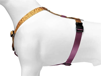 Morso Dog Charness H-Harness Рециклиран джунгла барабан оранжево