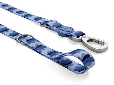 Morso кучешки каишки регулируеми рециклирани пръски синьо