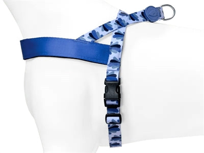Morso Norwegian dog harness recycled splash blue