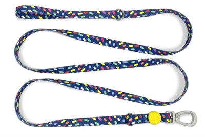 Morso Dog Leash Adjustable Recycled Color Invaders Purple