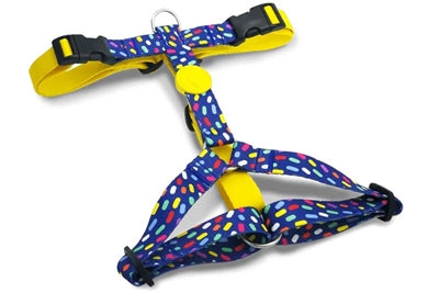 Morso Dog Harness H-Harness Recycled Color Invaders Purple