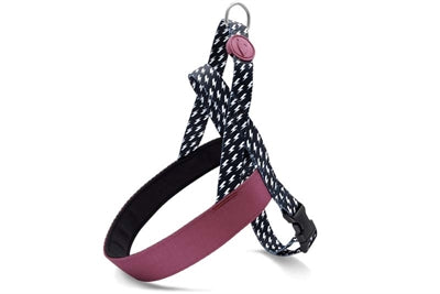 Morso Norwegian dog harness recycled power flow black