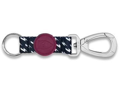 Morso Key cord keychain recycled power flow black